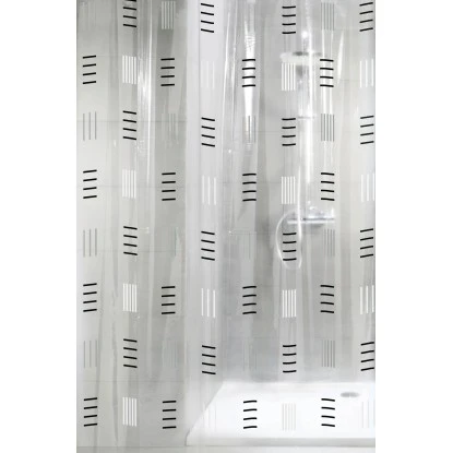 Kleine Wolke Duschvorhang Grafico Anthrazit 180 cm x 200 cm