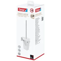 Tesa WC-Bürstengarnitur Exxclusiv Edelstahloptik