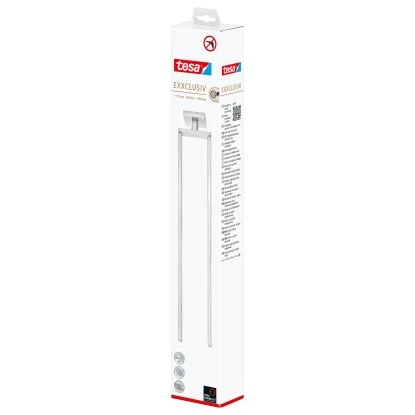 Tesa Handtuchhalter Exxclusiv zweiarmig Edelstahloptik