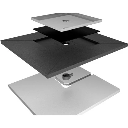 ESS Easy Drain Duschrinne DOT Square 61,5 x 61,5 cm