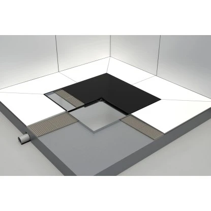 ESS Easy Drain Duschrinne DOT Square 61,5 x 61,5 cm