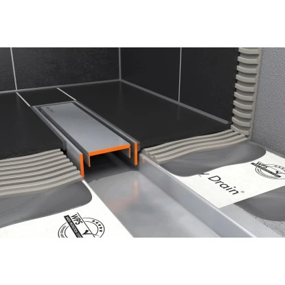 ESS Easy Drain Duschrinne Compact TAF 80 cm Sperrwasserhöhe 50 mm