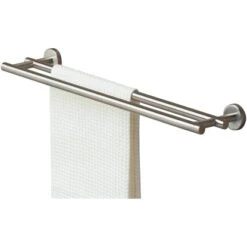 Tiger Doppel-Badetuchhalter Boston Edelstahl Gebürstet 58 Cm