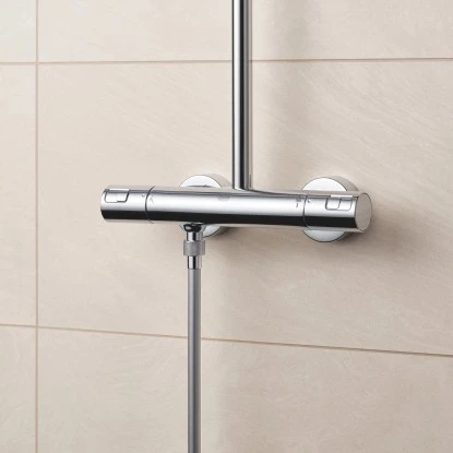 Grohe QuickFix Duschsystem Vitalio Start 250 mit Thermostat für die Wandmontage