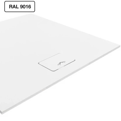 Nordholm Slimline Duschwanne 90 cm x 80 cm Weiß