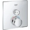 Grohe Thermostat Grohtherm SmartControl Mit 1 Absperrventil Chrom Eckig