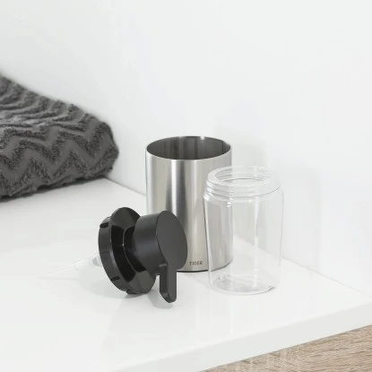 Tiger Seifenspender Freistehend Colar Edelstahl gebürstet