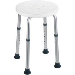 Wenko Duschhocker Secura Weiß Höhenverstellbar