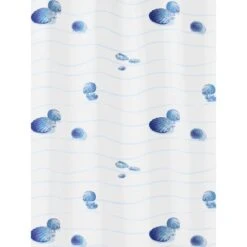 OBI Duschvorhang Miami Deco-Line 180 Cm X 200 Cm Blau
