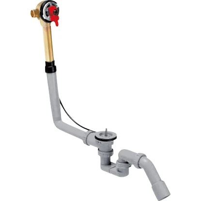 Exafill Grundkörper Wanneneinlauf, Ab- und Überlaufgarnitur für Normalwannen