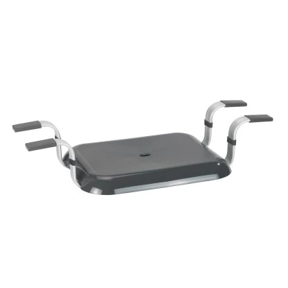 Wenko Badewannensitz Secura Premium Polypropylen 74 x 15.5 x 36 cm Anthrazit