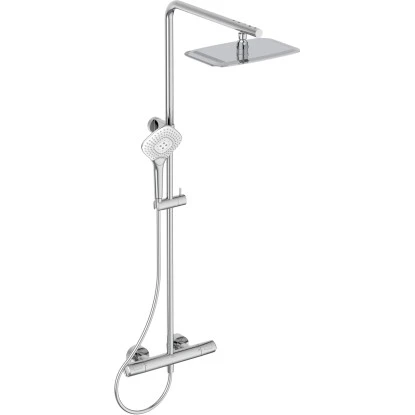 Ideal Standard Duschsystem Flex mit Brausethermostat Ceratherm T100 Chrom