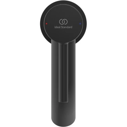 Ideal Standard Waschtischarmatur Ceraline mit PushOpen-Ventil Silk Black