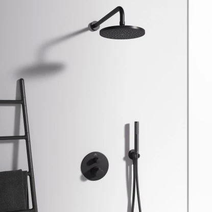 Ideal Standard Einzelthermostat Ceratherm T100 Unterputz Silk Black