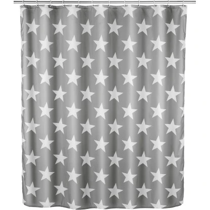 Wenko Anti-Schimmel Polyester Duschvorhang Stella 180 cm x 200 cm