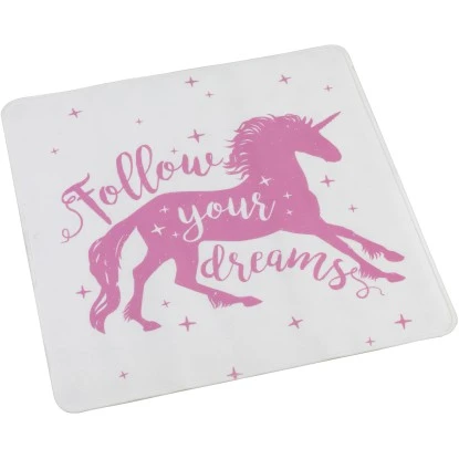 Wenko Duscheinlage Unicorn Pink 54 cm x 54 cm