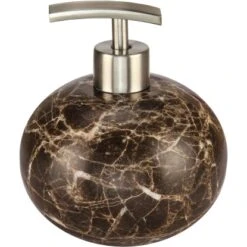 Kleine Wolke Seifenspender Marmor Braun
