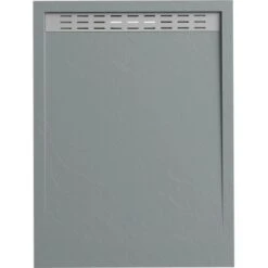 Verosan+ Duschplatte Mit Duschrinne Hellgrau 120 Cm X 90 Cm