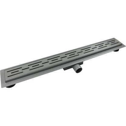 VerosanPro Duschrinne Nakia DR1 Komplettset inkl. Designrost Matt Hellgrau 90 cm