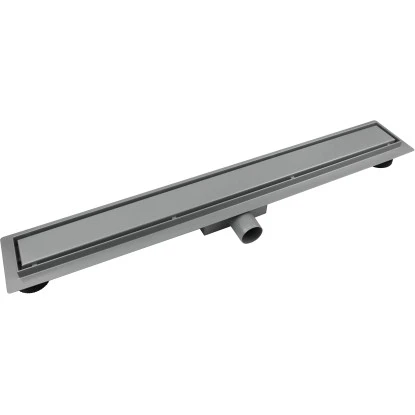 VerosanPro Duschrinne Nakia DR2 Komplettset inkl. Designrost Matt Hellgrau 80 cm