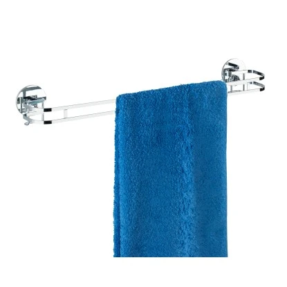 Wenko Badetuchhalter Turbo-Loc Edelstahl Glänzend 52 cm