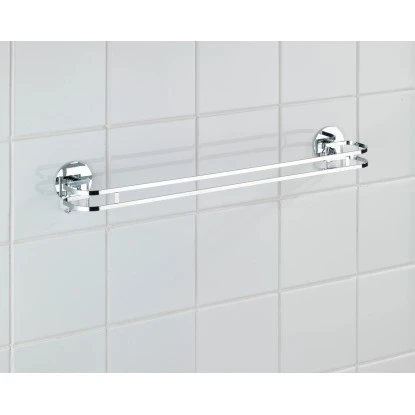 Wenko Badetuchhalter Turbo-Loc Edelstahl Glänzend 52 cm