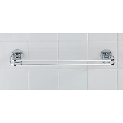 Wenko Badetuchhalter Turbo-Loc Edelstahl Glänzend 52 cm