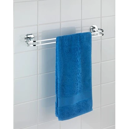 Wenko Badetuchhalter Turbo-Loc Edelstahl Glänzend 52 cm