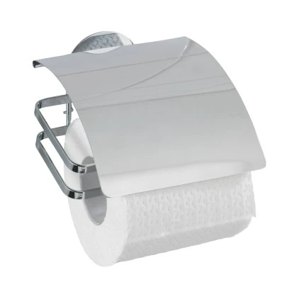 Wenko Turbo-Loc Toilettenpapierhalter Edelstahl Cover