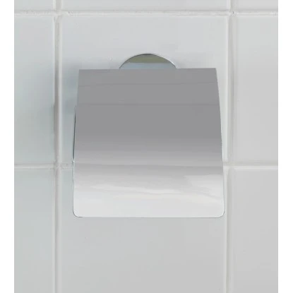 Wenko Turbo-Loc Toilettenpapierhalter Edelstahl Cover