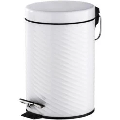 Wenko Treteimer Spiro Weiß Geschrumpft 3 L