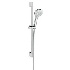 Hansgrohe Brauseset Crometta 100 Vario Mit Brausestange 65 Cm Weiß-Chrom