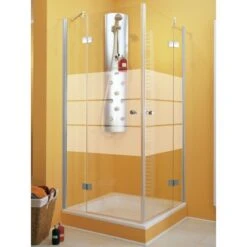 Schulte Eckeinstieg Youngline Chromoptik Depoli Light 192 Cm X 90 Cm X 90 Cm