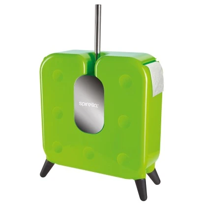 Spirella WC-Bürstenhalter Cube mit WC-Rollenhalter Kiwi