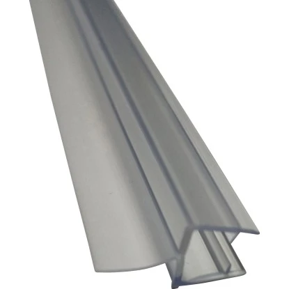 Dichtleiste für Duschkabinen 2er-Set 8 mm Glasstärke