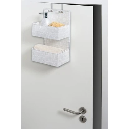 Wenko Hänge-Badorganizer Adria 2 Etagen Weiß