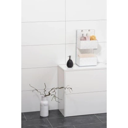 Wenko Hänge-Badorganizer Adria 2 Etagen Weiß