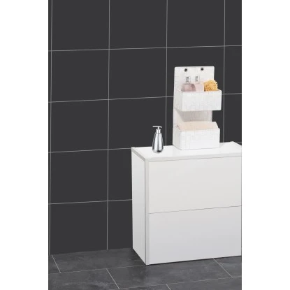 Wenko Hänge-Badorganizer Adria 2 Etagen Weiß