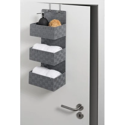 Wenko Hänge-Badorganizer Adria 3 Etagen Grau
