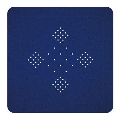 OBI Nackenpolster Teresa 32 cm x 22 cm Dunkelblau