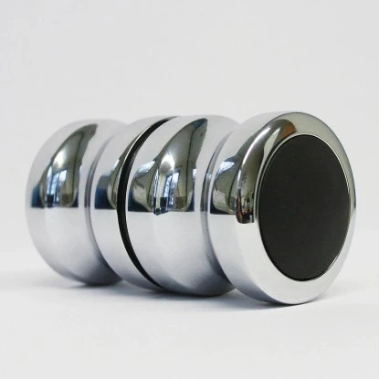 Breuer Pendeltür für Nische Elana 6 Silber Matt Klarglas 90 cm