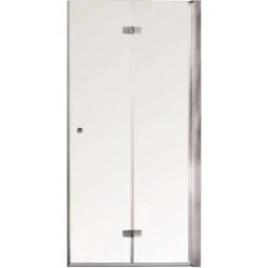 Sanotechnik Falttür Duet Anschlag Rechts 75 Cm X 195 Cm Klarglas