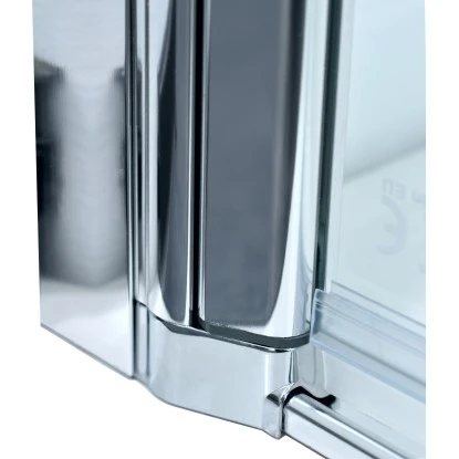 Sanotechnik Falttür Duet Anschlag Rechts 75 cm x 195 cm Klarglas