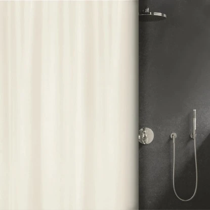 Spirella Elements Duschvorhang Pure 200 cm x 120 cm Beige