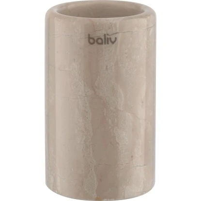 baliv Zahnputzbecher Marmor Beige