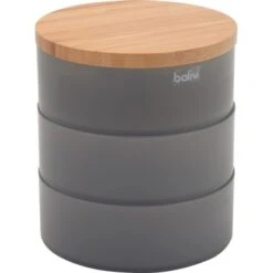 Baliv Kosmetikspiegel Retro Futures Kunststoff Schwarz