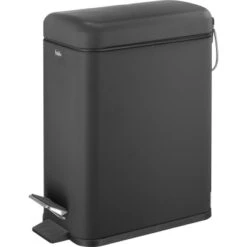 Baliv Kosmetikeimer 5 L Schwarz Schmal