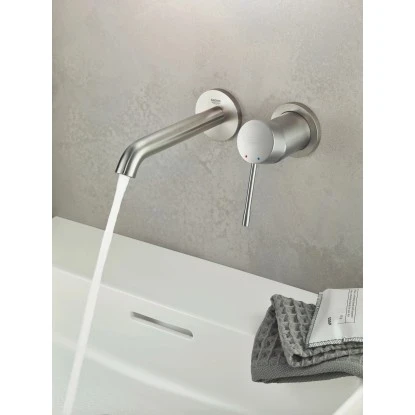 Grohe 2-Loch-Waschtischbatterie Essence Supersteel
