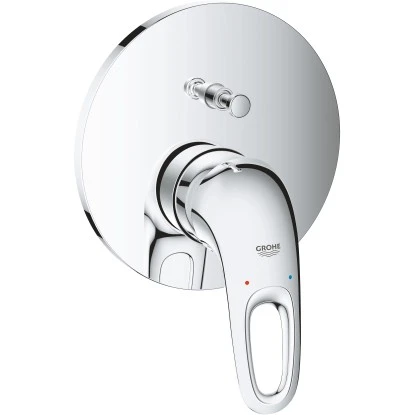 Grohe Einhand-Wannenbatterie Eurostyle Offener Hebel Chrom