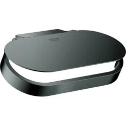 Grohe WC-Papierhalter Selection Mit Deckel Hard Graphite
